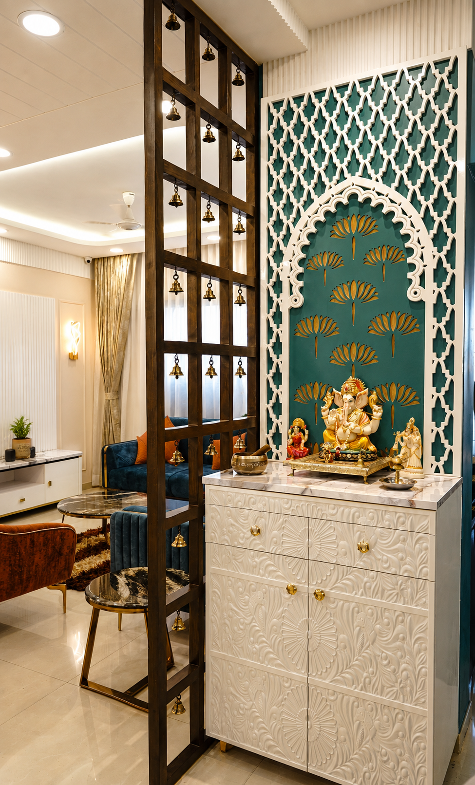 Dr. Juhi Luthra interior design — Photo 2 by AMZ Interiors Pune